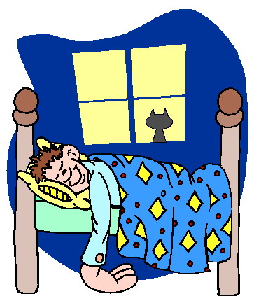 Sleeping clip art