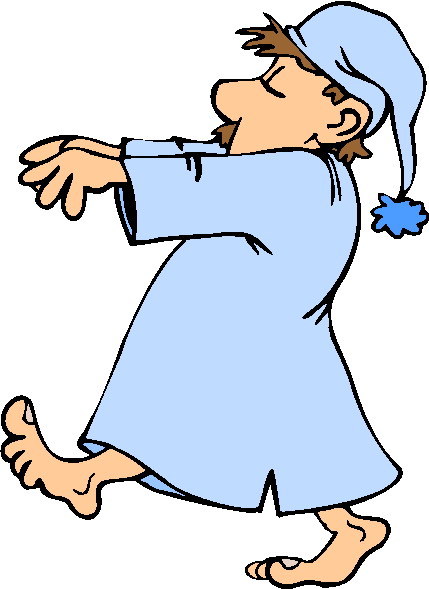 Sleeping clip art