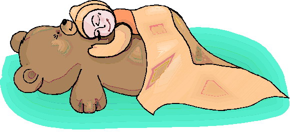 Sleeping clip art