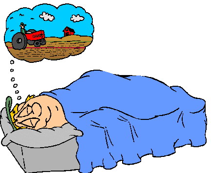 Sleeping clip art