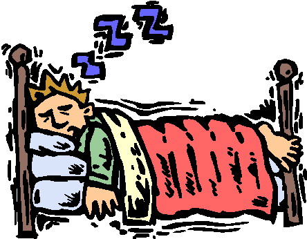 Sleeping clip art