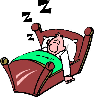 Sleeping clip art