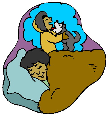 Sleeping clip art