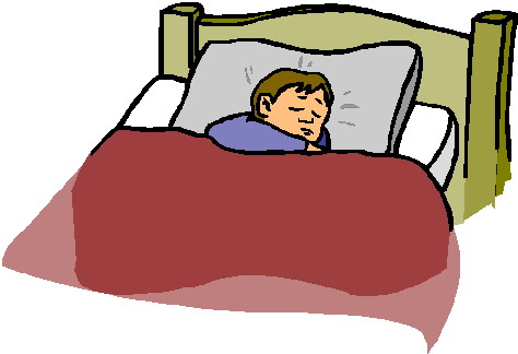 Sleeping clip art