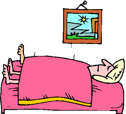 Sleeping clip art