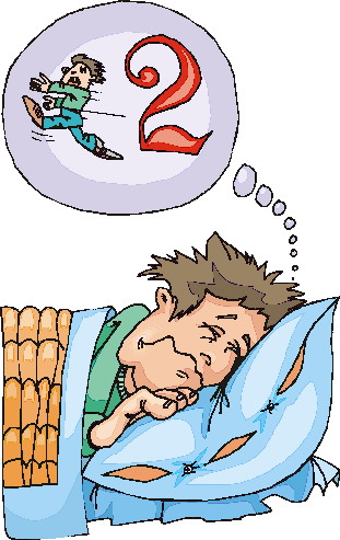 Sleeping clip art