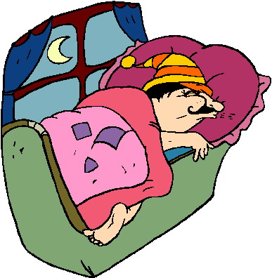 Sleeping clip art