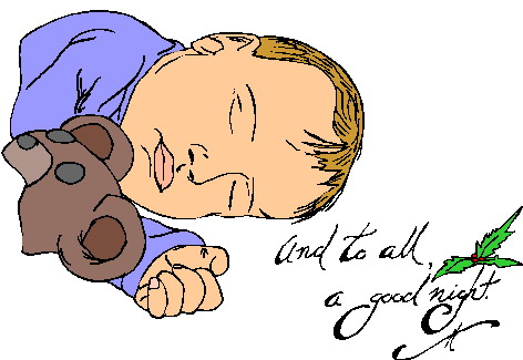 Sleeping clip art