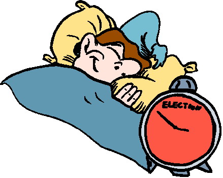 Sleeping clip art