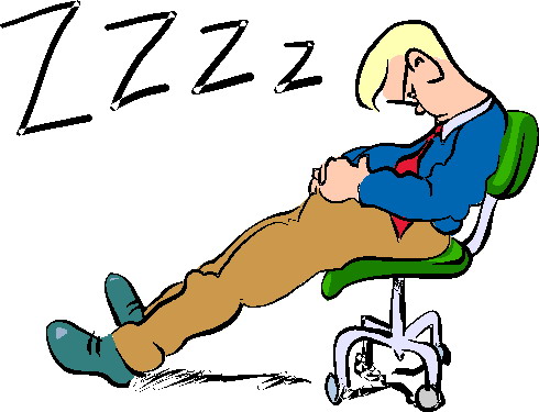 Sleeping clip art