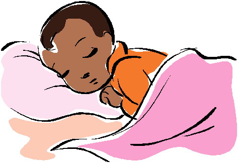 Sleeping clip art