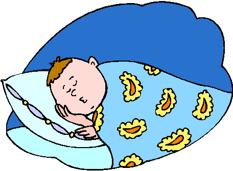 Sleeping clip art