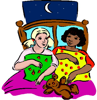 Sleeping clip art