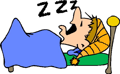 Sleeping clip art