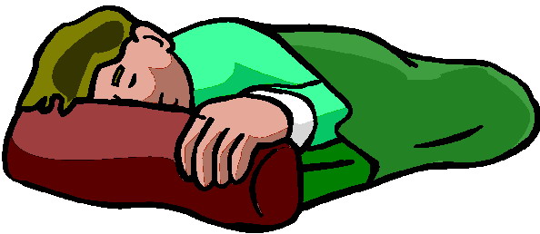 Sleeping clip art