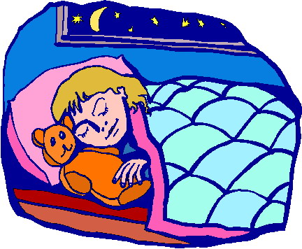 Sleeping clip art