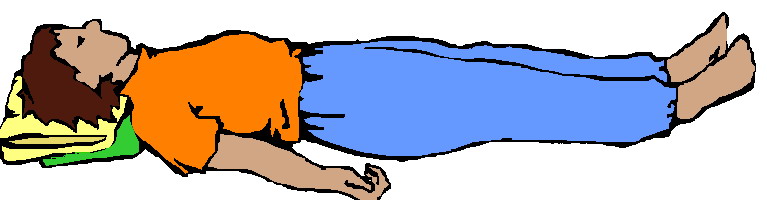 Sleeping clip art