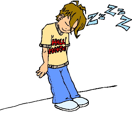 Sleeping clip art
