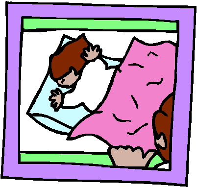 Sleeping clip art