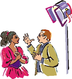 Speaking clip art