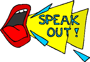 Speaking clip art