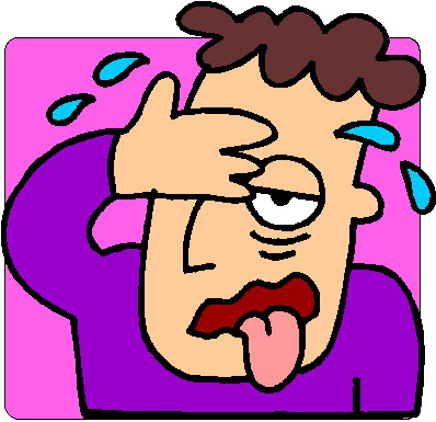 Sweating clip art