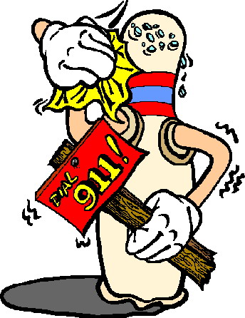 Sweating clip art
