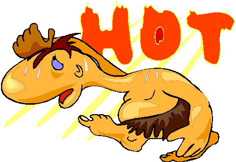 Sweating clip art