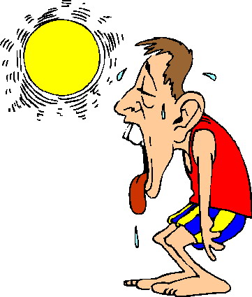 Sweating clip art