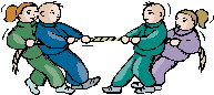 Tug of war clip art