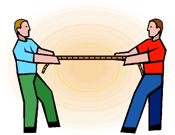 Tug of war clip art