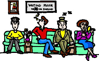 Waiting clip art