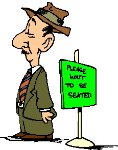 Waiting clip art