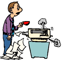 Waiting clip art