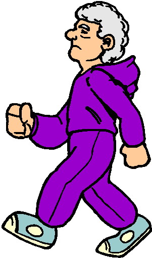 Walking clip art