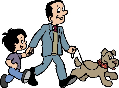 Walking clip art