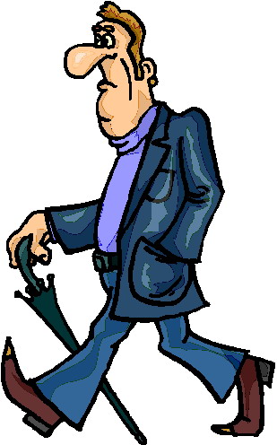 Walking clip art