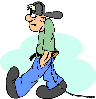 Walking clip art