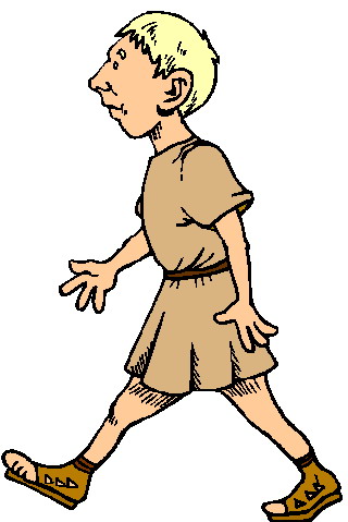 Walking clip art