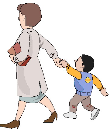 Walking clip art