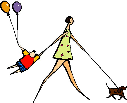 Walking clip art