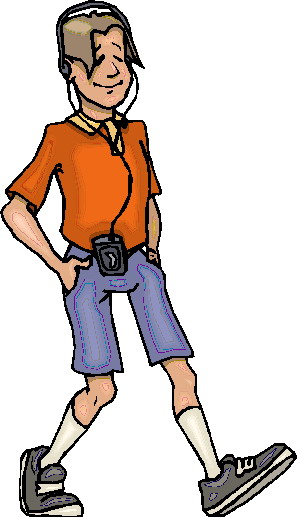 Walking clip art