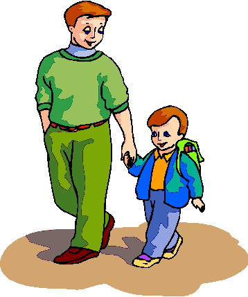 Walking clip art