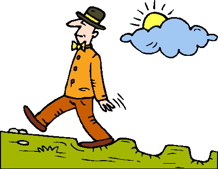 Walking clip art