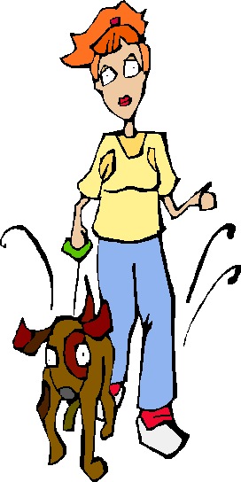 Walking clip art