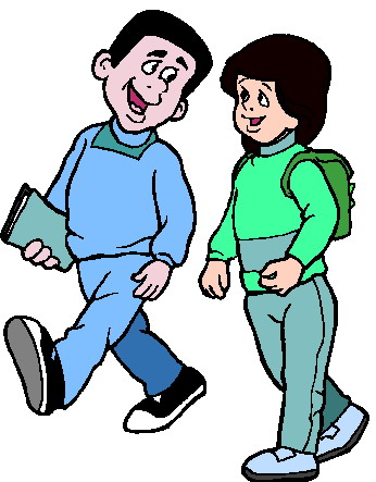 Walking clip art