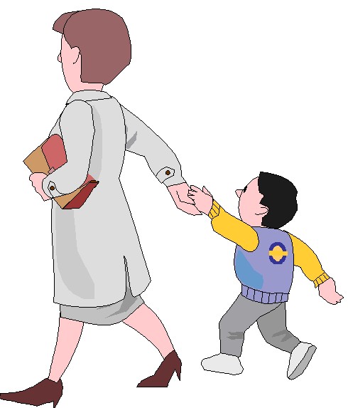 Walking clip art