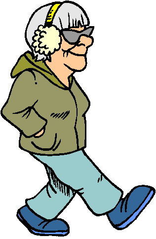 Walking clip art