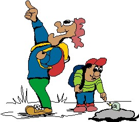 Walking clip art