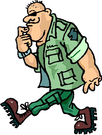 Walking clip art